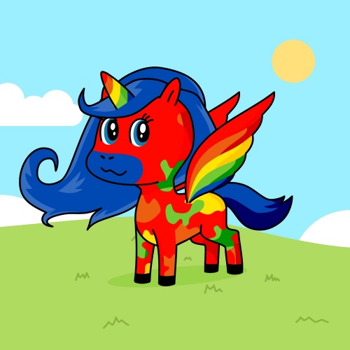 Best friend of Rainbowdash who designs amazing unicorns.