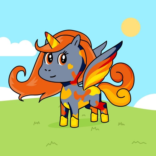 Best friend of Tridashie who designs amazing unicorns.