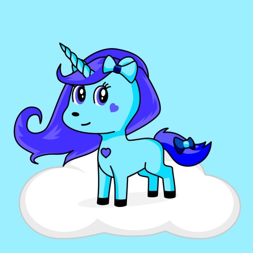 Best friend of blue who designs amazing unicorns.